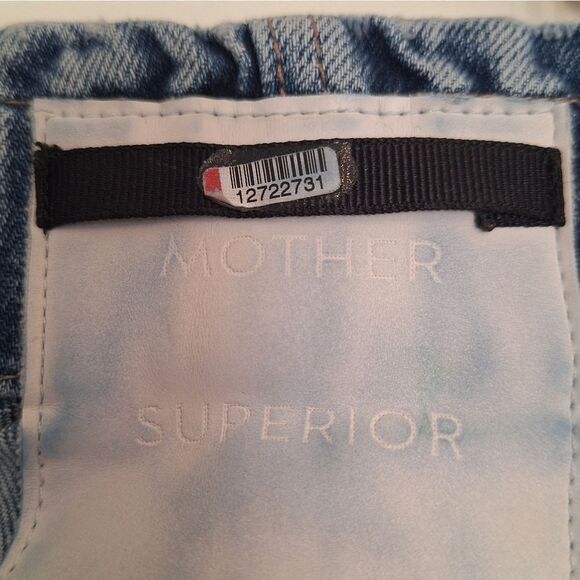 Mother Superior Private Zip Pocket Jeans Blue High Rise Sz 29 - Picture 3 of 13